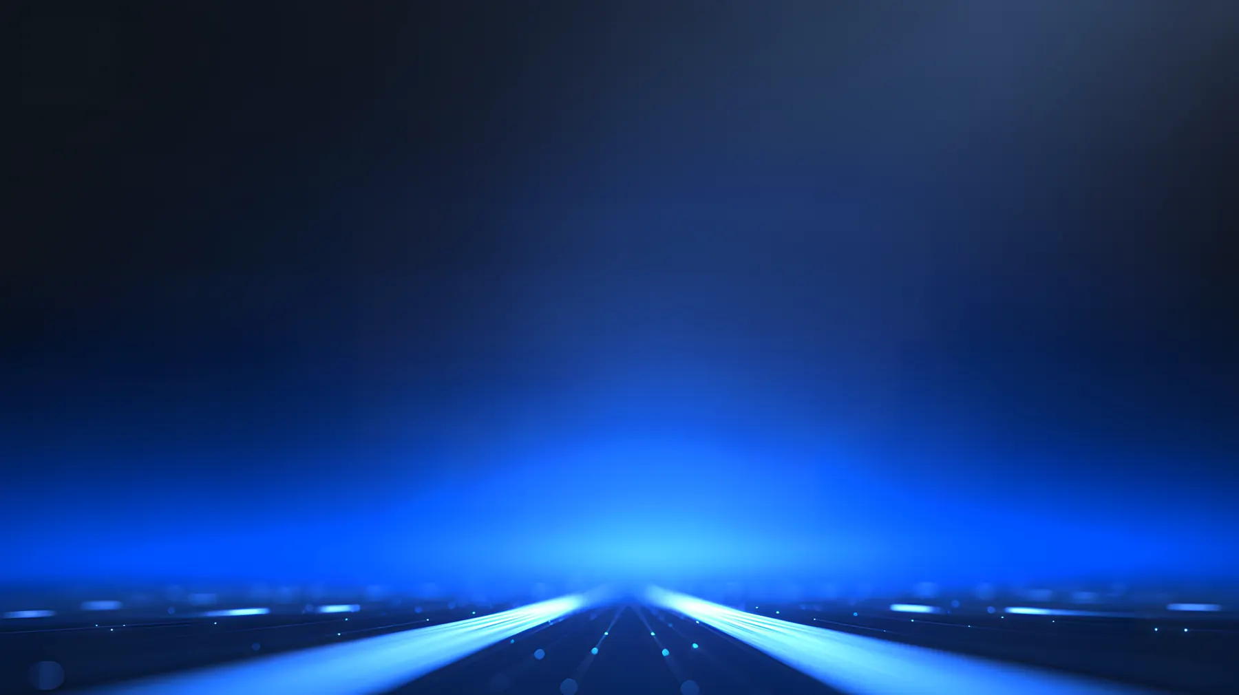 Vertical beam of light generated by drones over the horizon, representing the show's signal system